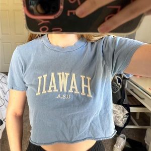 brandy Melville Hawaii cropped tee